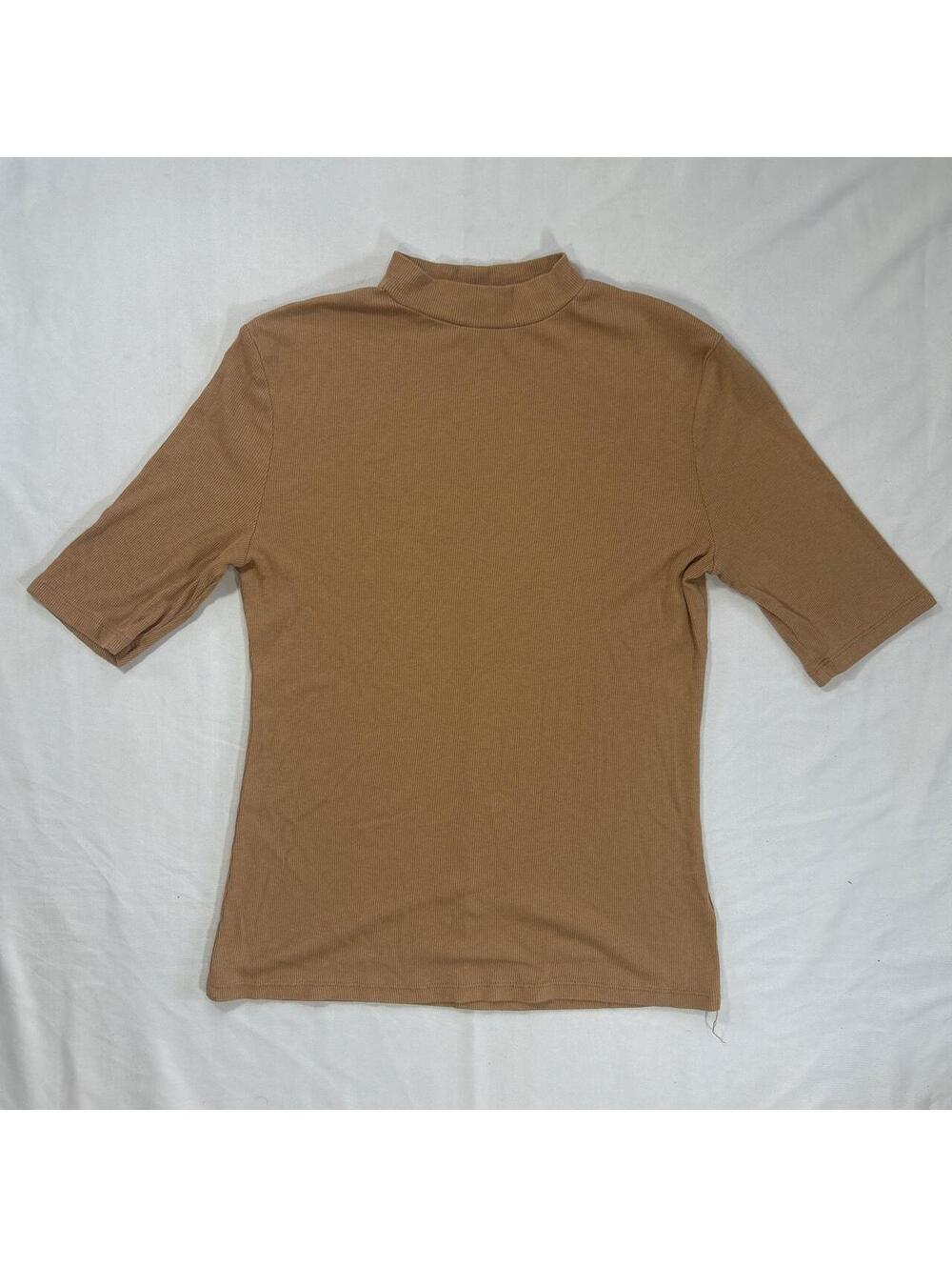 A New Day Men's Brown and Tan Shirt
